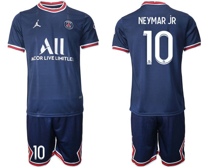 Men 2021-2022 Club Paris St German home blue #10 Soccer Jersey->paris st german jersey->Soccer Club Jersey
